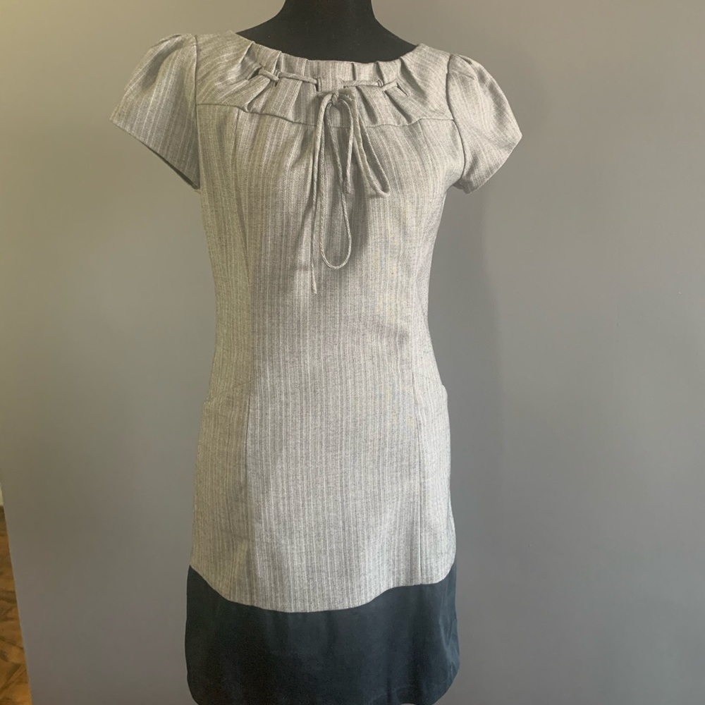 BCBG Paris Mini Dress, Grey/ Black, Size 2